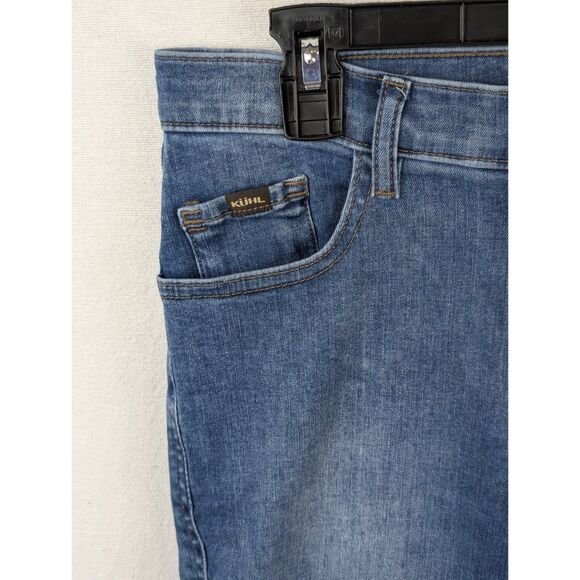 Kuhl 9" Kontour Flex Denim Skinny Jeans Vintage Blue Women's Size 8 Regular - Picture 5 of 14